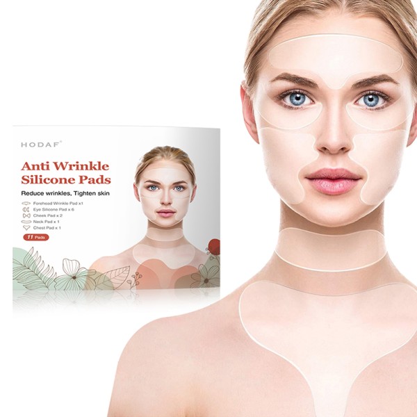 Anti Wrinkle Patches Reusable Silicone Face Patches for Wrinkles 11pcs