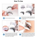 Dual Magnetic Eyelashes Kit Reusable Natural Looking False Eyelashes Dual Magnetic Eyelashes Kit Reusable Natural Looking False Eyelashes
