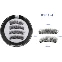 Dual Magnetic Eyelashes Kit Reusable Natural Looking False Eyelashes Dual Magnetic Eyelashes Kit Reusable Natural Looking False Eyelashes