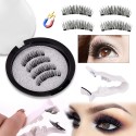 Dual Magnetic Eyelashes Kit Reusable Natural Looking False Eyelashes Dual Magnetic Eyelashes Kit Reusable Natural Looking False Eyelashes