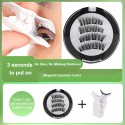Dual Magnetic Eyelashes Kit Reusable Natural Looking False Eyelashes Dual Magnetic Eyelashes Kit Reusable Natural Looking False Eyelashes