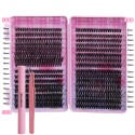 Eyelash Extension Kit DIY 640pcs 9-16mm 30D 40D 50D Lash Clusters Kit