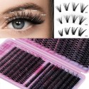 Eyelash Extension Kit DIY 640pcs 9-16mm 30D 40D 50D Lash Clusters Kit