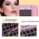 Lash Extension Kit DIY Lash Clusters 60D 80D D Curl Individual Lashes Lash Extension Kit DIY Lash Clusters 60D 80D D Curl Individual Lashes