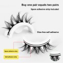 Reusable Self Adhesive Eyelashes No Glue Needed Natural False Lashes Reusable Self Adhesive Eyelashes No Glue Needed Natural False Lashes
