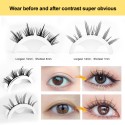 Reusable Self Adhesive Eyelashes No Glue Needed Natural False Lashes Reusable Self Adhesive Eyelashes No Glue Needed Natural False Lashes