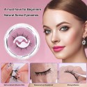 Reusable Self Adhesive Eyelashes No Glue Needed Natural False Lashes Reusable Self Adhesive Eyelashes No Glue Needed Natural False Lashes