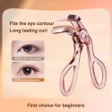 Wide Angle Eyelash Curler with Replaceable Silicone Adhesive Strip Wide Angle Eyelash Curler with Replaceable Silicone Adhesive Strip
