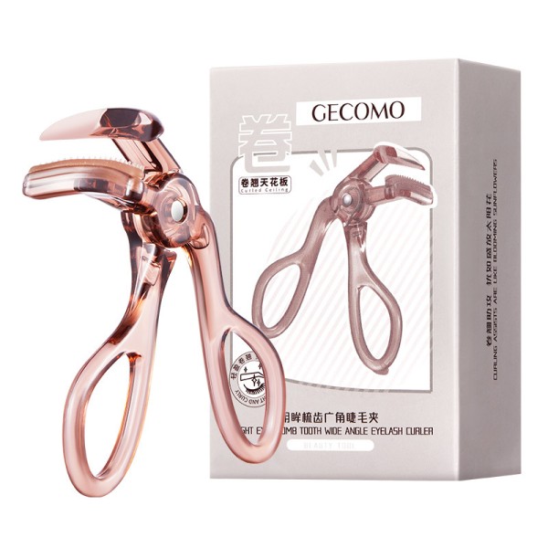 Wide Angle Eyelash Curler with Replaceable Silicone Adhesive Strip Wide Angle Eyelash Curler with Replaceable Silicone Adhesive Strip
