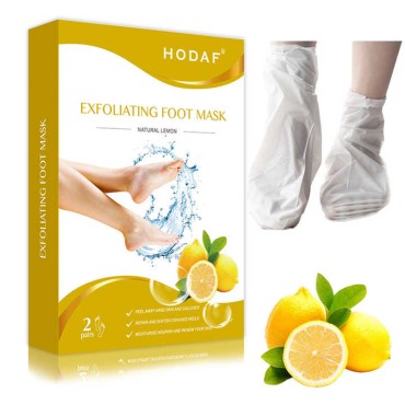 Lemon Exfoliating Foot Peeling Mask Makes Soft Smooth Touch Feet