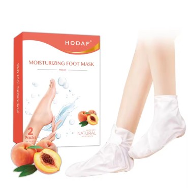 Peach Hydrating Foot Mask Moisturizing Socks Masks 2 Pairs