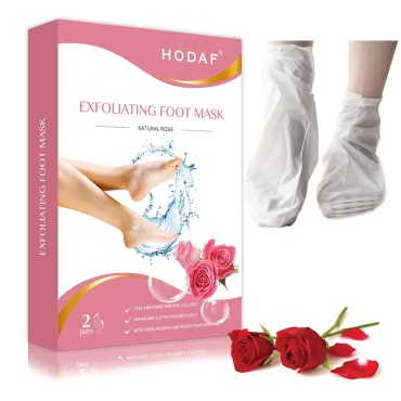 Rose Exfoliating Foot Masks Foot Care Peeling Mask For Rough Feet