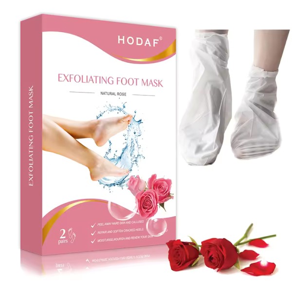 Rose Exfoliating Foot Masks Foot Care Peeling Mask For Rough Feet Rose Exfoliating Foot Masks Foot Care Peeling Mask For Rough Feet