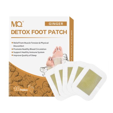 Deep Cleansing Ginger Foot Patch for Stress Relief, Better Sleep 10PCS