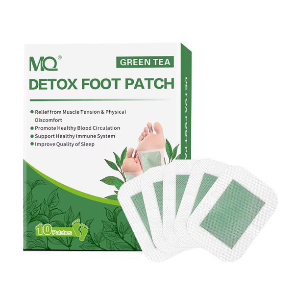 Green Tea Detox Foot Patch Relieve Muscle Tension Body Stress 10 Pads Green Tea Detox Foot Patch Relieve Muscle Tension Body Stress 10 Pads