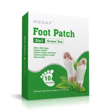 Green Tea Foot Patch Reduce Foot Odor, Improve Sleep Quality 10 Pads