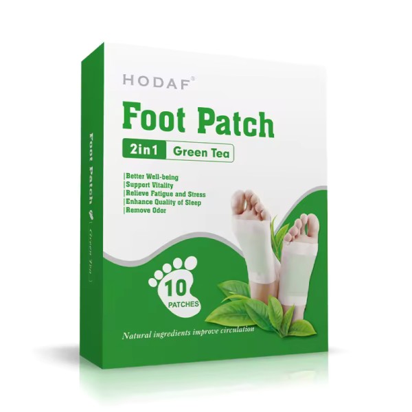 Green Tea Foot Patch Reduce Foot Odor, Improve Sleep Quality 10 Pads Green Tea Foot Patch Reduce Foot Odor, Improve Sleep Quality 10 Pads
