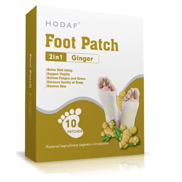 Herbal Ginger Detox Foot Patch Relax Body Deep Sleep Foot Pads 10 Pack