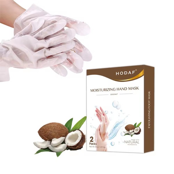 Coconut Moisturizing Hand Mask Hydrating Gloves Hand Care for Dry Hand