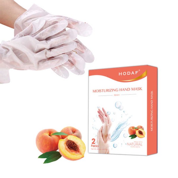 Hydrating Hand Mask Peach Moisturizing Gloves Masks for Hand Spa Hydrating Hand Mask Peach Moisturizing Gloves Masks for Hand Spa