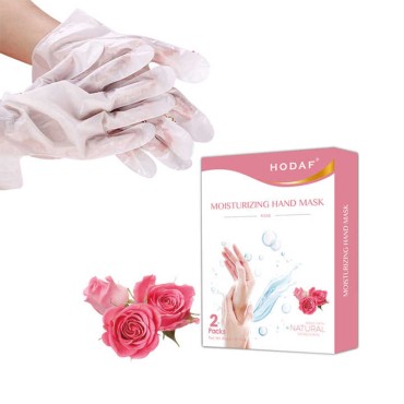 Moisturizing Rose Hand Mask Hydrating Gloves for Smooth Touch Hands