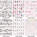 30 Sheets Long Lasting Temporary Tattoos Mixed Style Tattoos For Kids Boys Girls