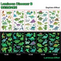 50 Sheets Luminous Tattoos for Kids Cartoon Temporary Tattoo Stickers