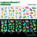 50 Sheets Luminous Tattoos for Kids Cartoon Temporary Tattoo Stickers