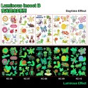 50 Sheets Luminous Tattoos for Kids Cartoon Temporary Tattoo Stickers