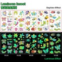 50 Sheets Luminous Tattoos for Kids Cartoon Temporary Tattoo Stickers