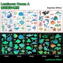 50 Sheets Luminous Tattoos for Kids Cartoon Temporary Tattoo Stickers