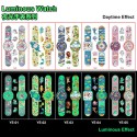 50 Sheets Luminous Tattoos for Kids Cartoon Temporary Tattoo Stickers