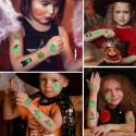 Luminous Halloween Temporary Tattoos for Kids Birthday Party 10 Sheets Luminous Halloween Temporary Tattoos for Kids Birthday Party 10 Sheets